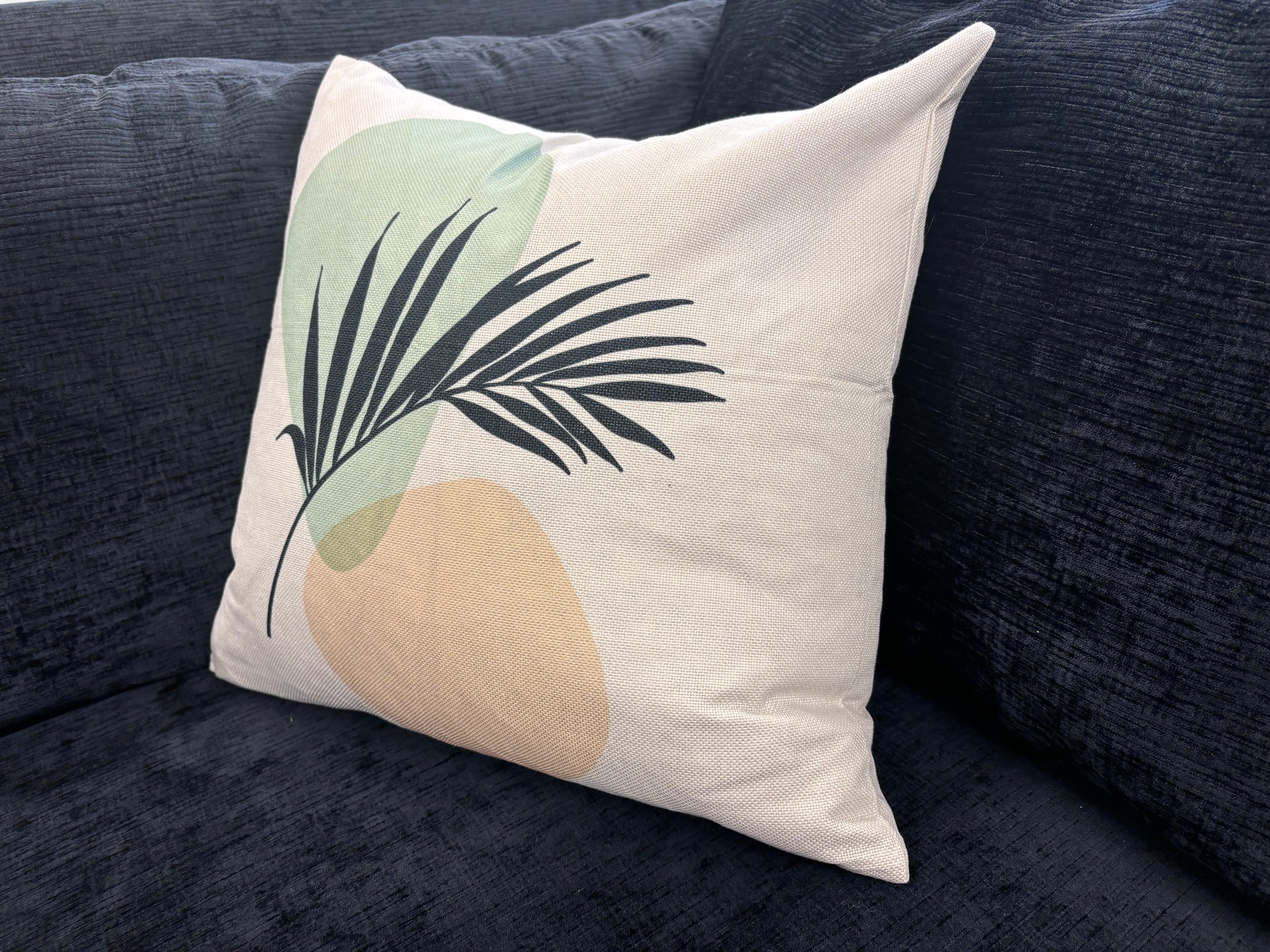 Palm Leaf Breeze Pillow