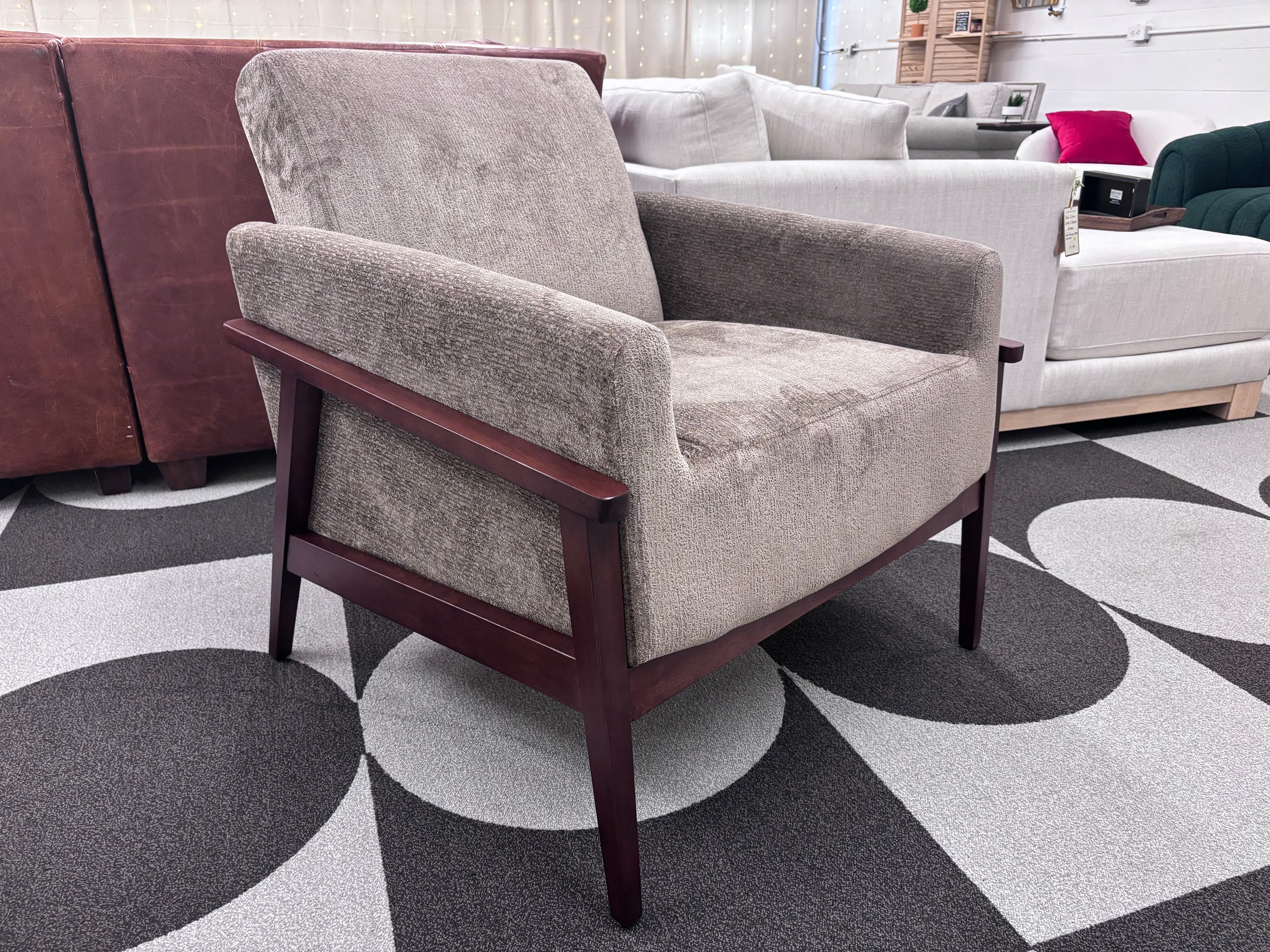 Mocha Brown Ava Armchair