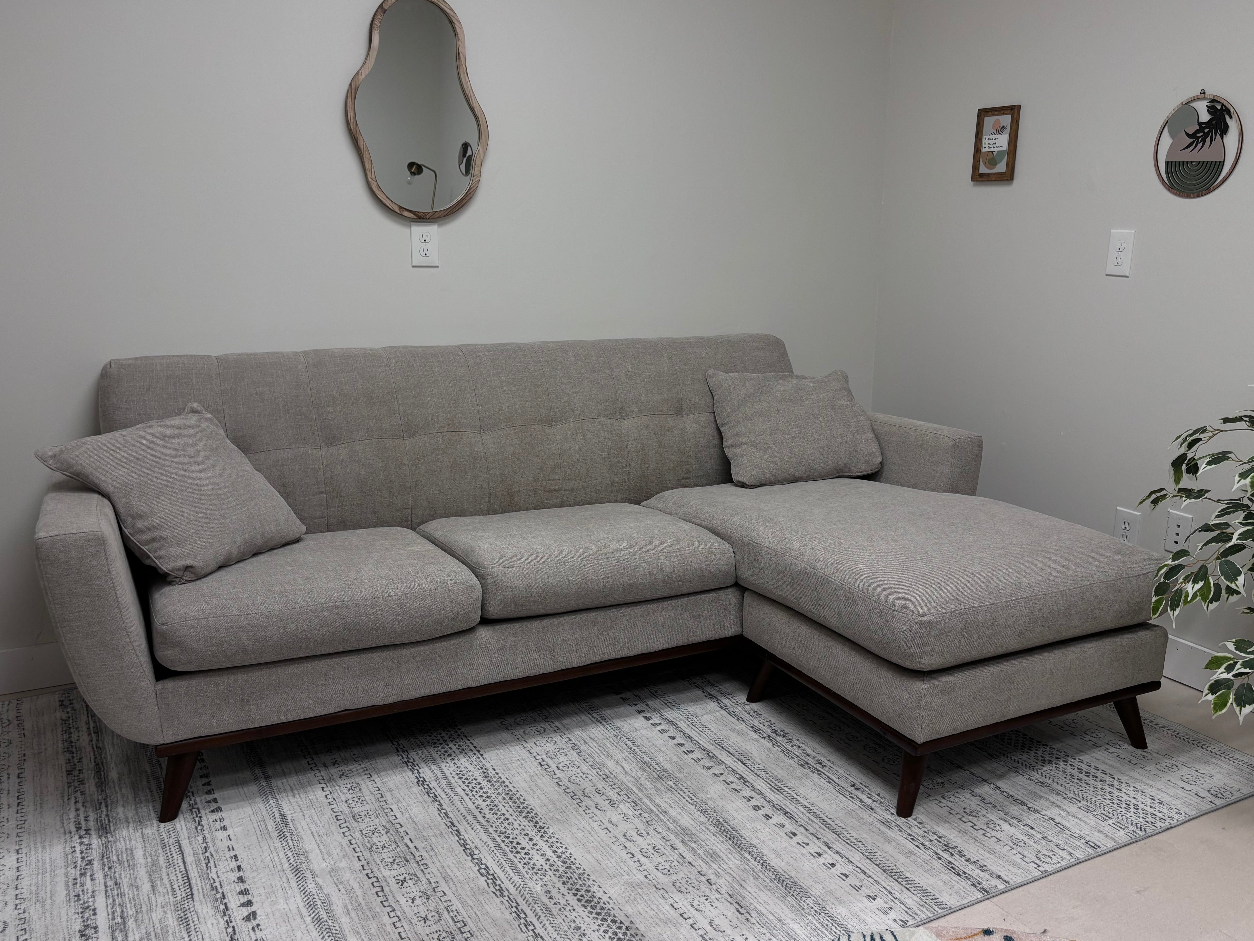 Beige HM Richard’s Reversible Chaise - Reclaimed Elegance