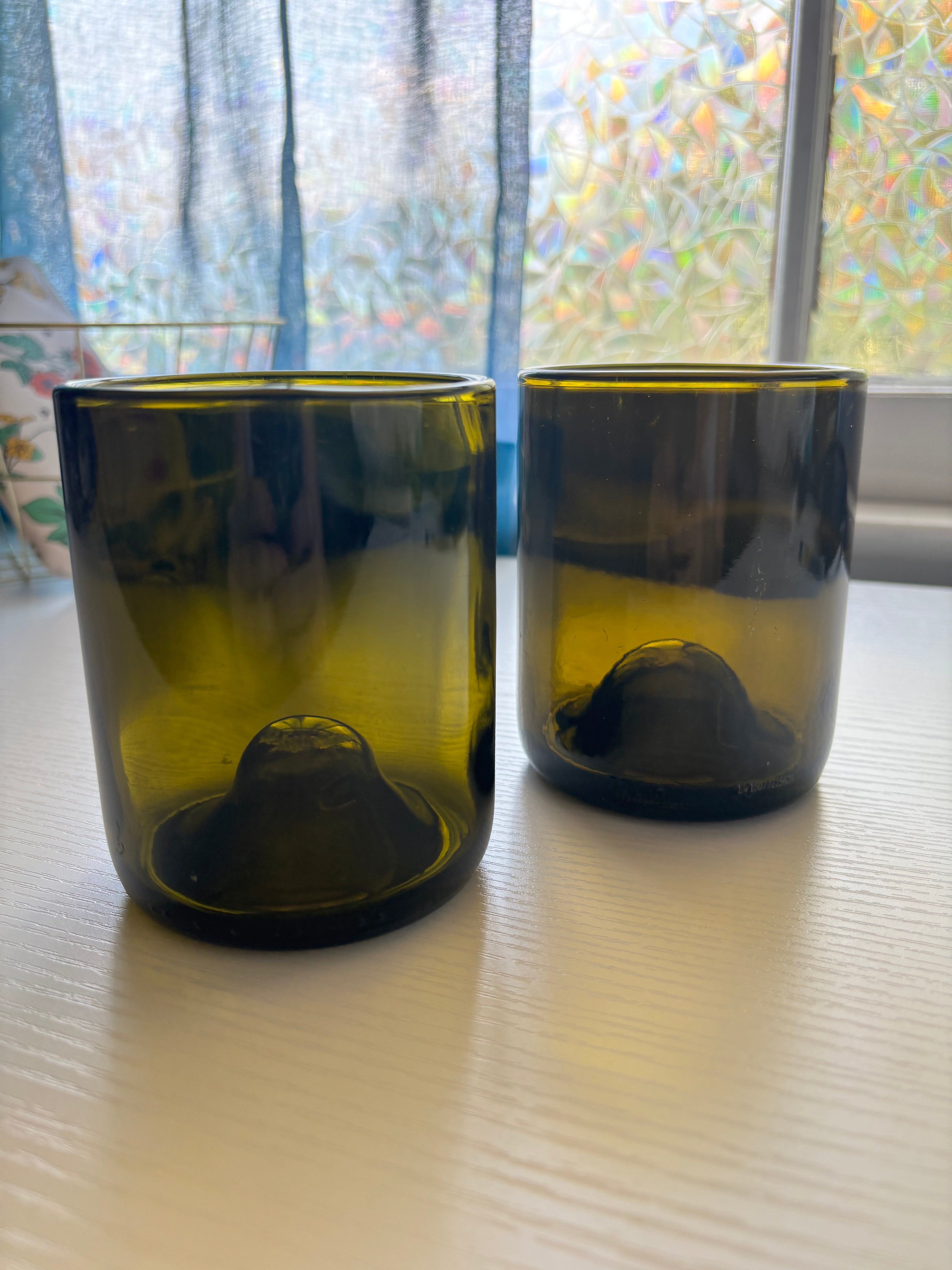 Olive Industrial Style Tumbler Set
