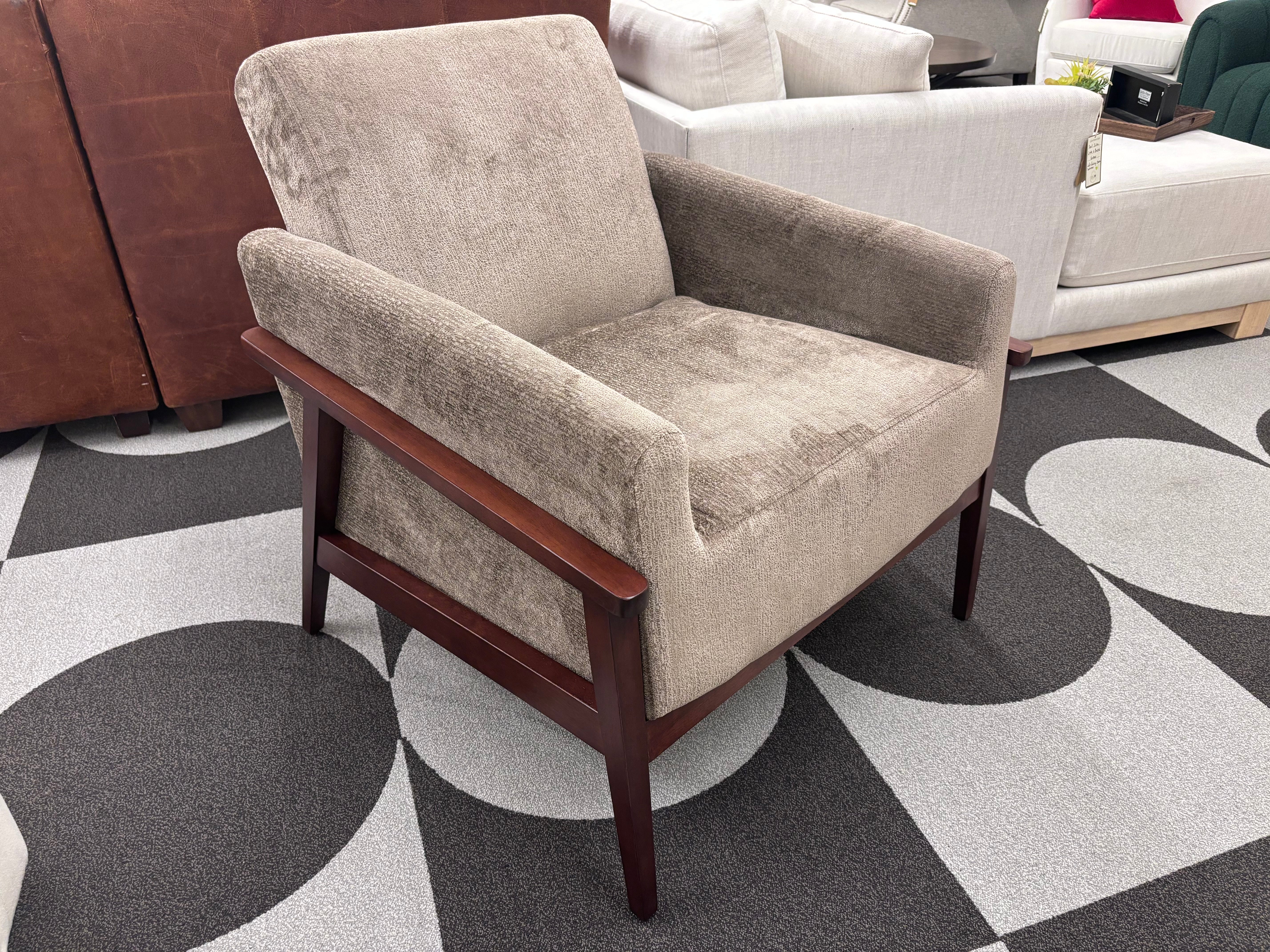 Mocha Brown Ava Armchair