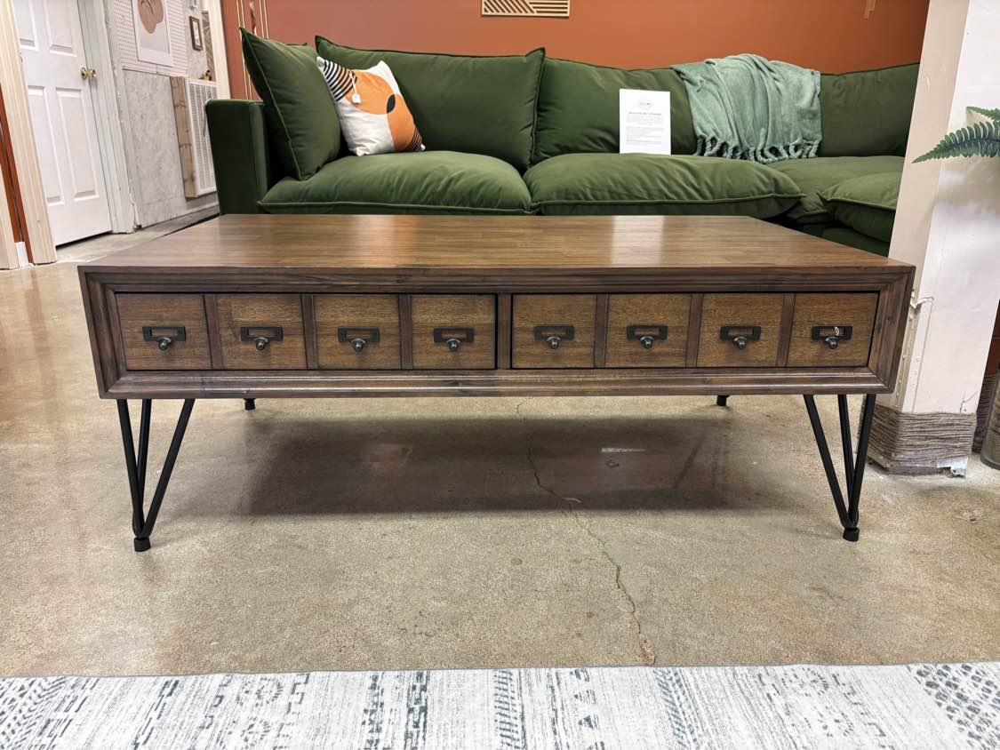 Walnut Boone Coffee Table - Reclaimed Elegance