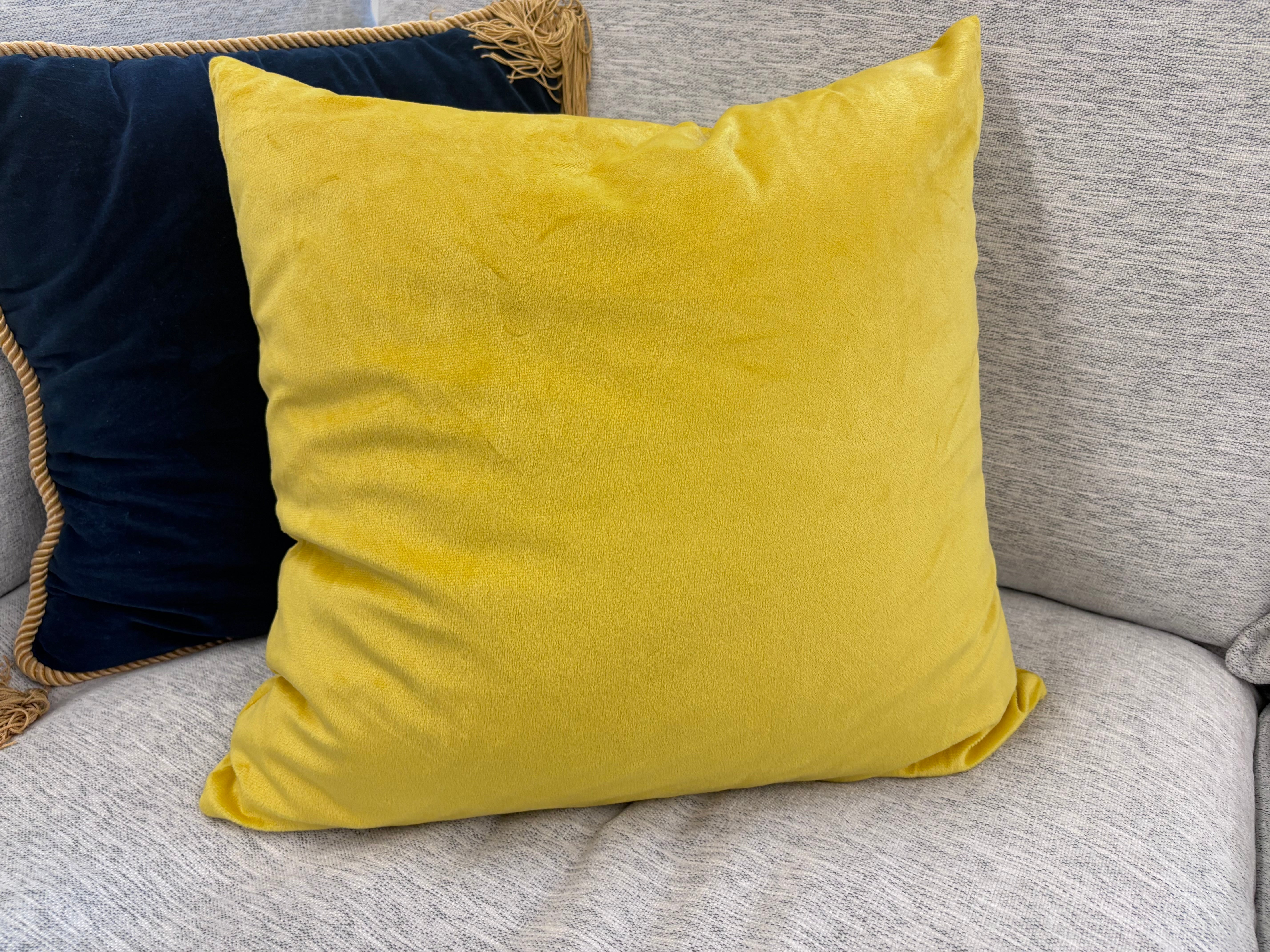 Gold Velvet Pillow