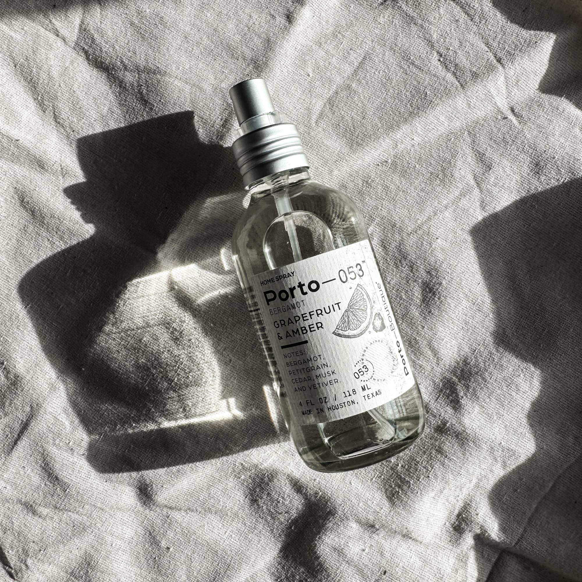 Bergamot, Grapefruit & Amber Porto 053 Home & Linen Mist - Reclaimed Elegance
