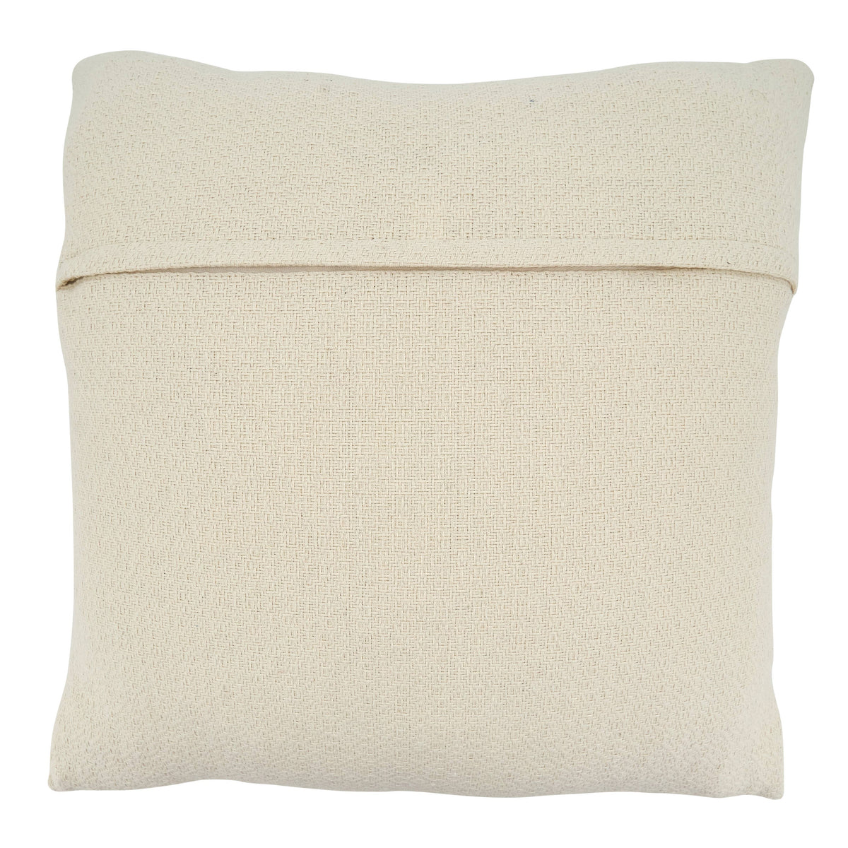 Abstract Tribal Throw Pillow with Kuba Cloth Design 18"