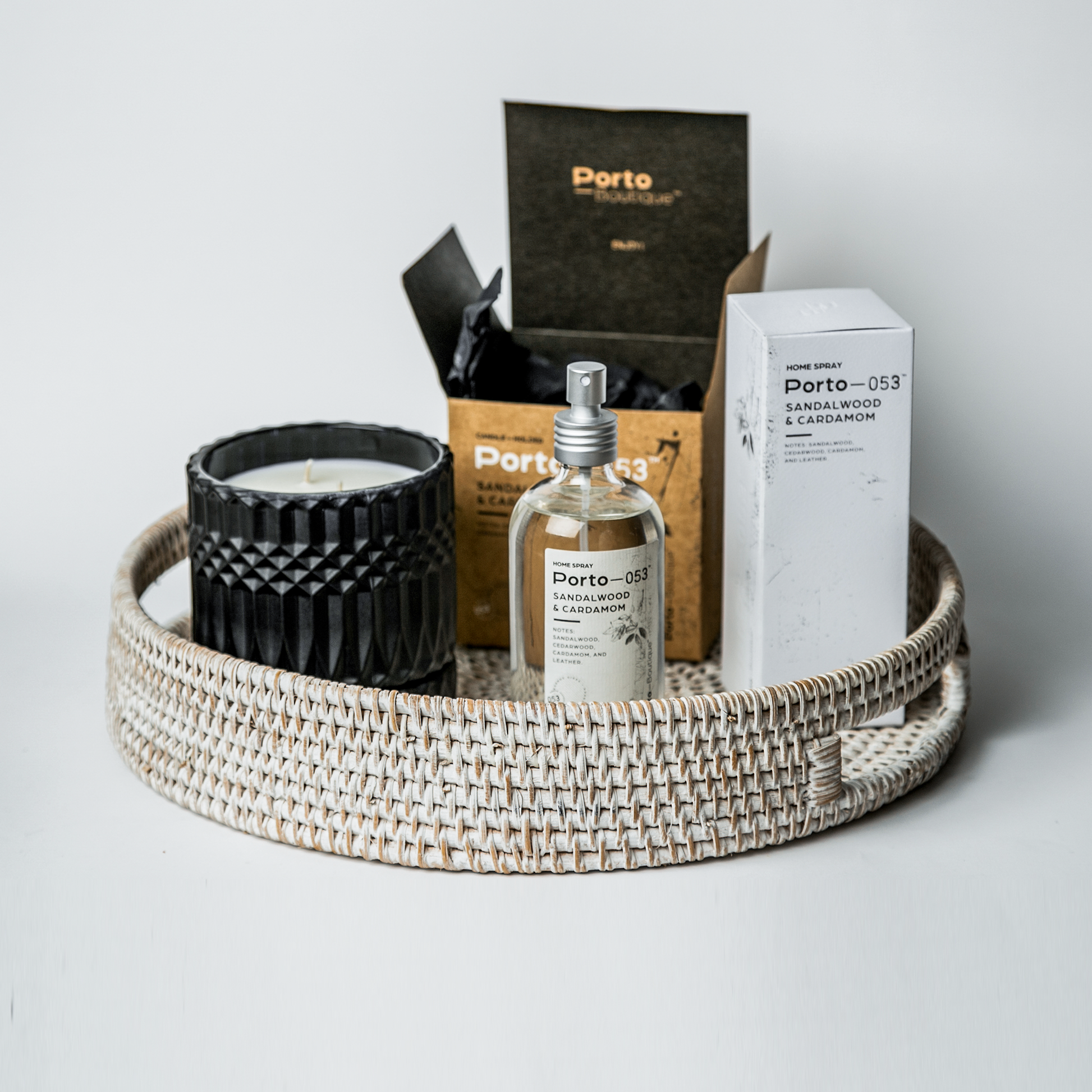 Round Rattan Tabletop Decor: Large - Reclaimed Elegance