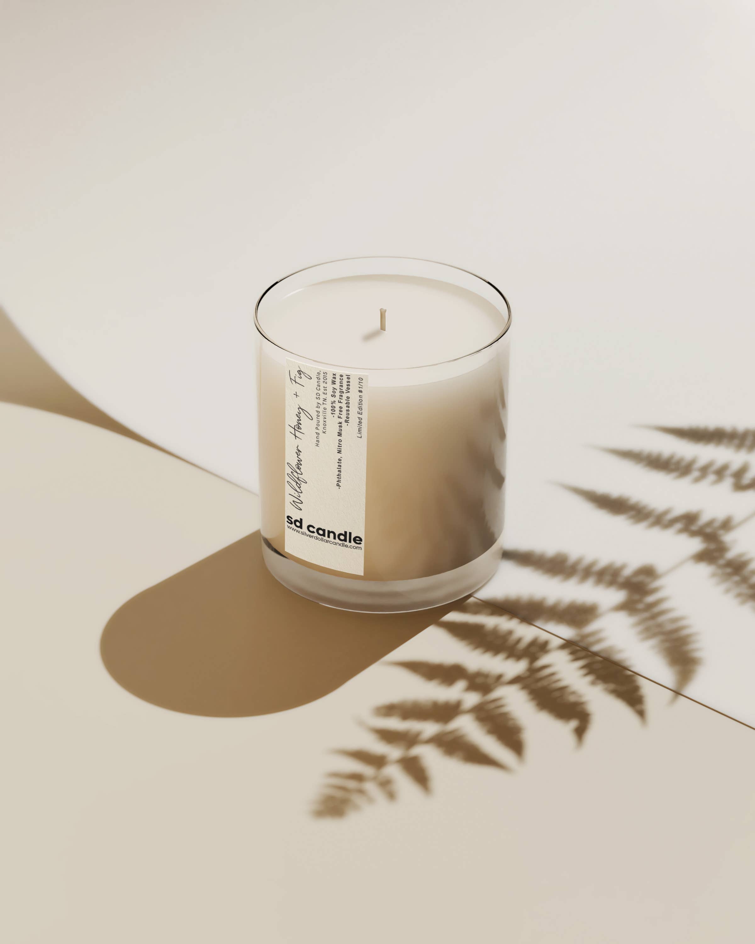 Wildflower Honey + Fig | Scented Cotton Wick Candle - 7oz - Reclaimed Elegance