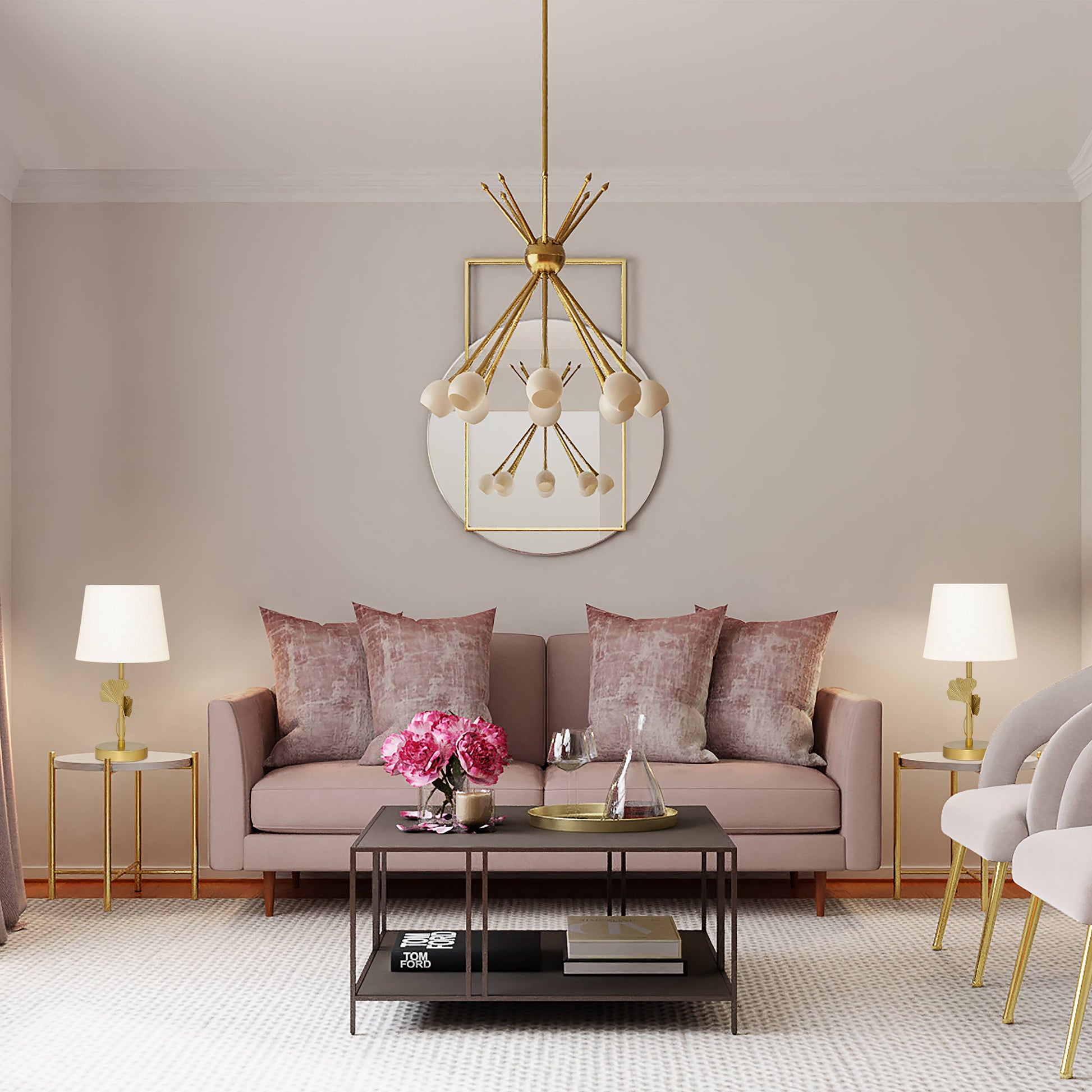 Gold Arella Table Lamp - Reclaimed Elegance