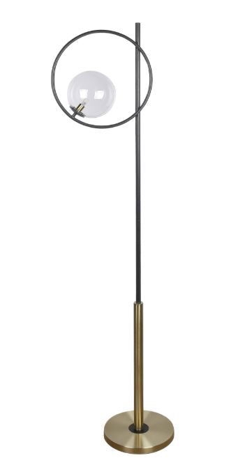 Glass Orbs Metal Floor Lamp