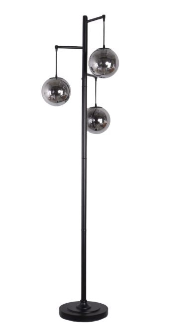 Globe Cascade Metal Floor Lamp