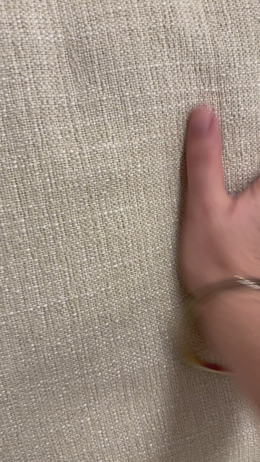 Load video: Beige Linen Lee Industries Corner Sectional