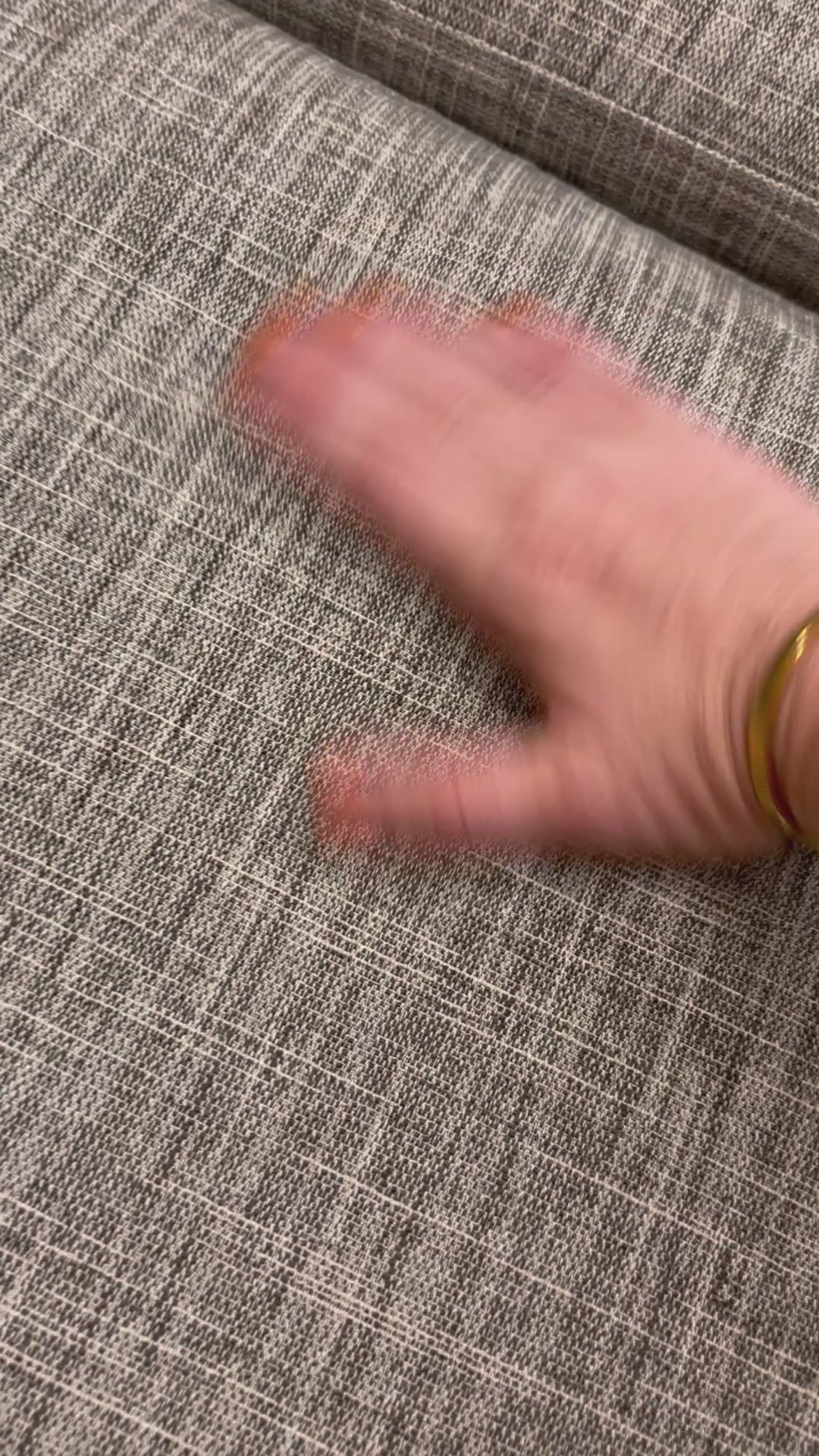 Load video: Platinum Hatch CB2 Sofa