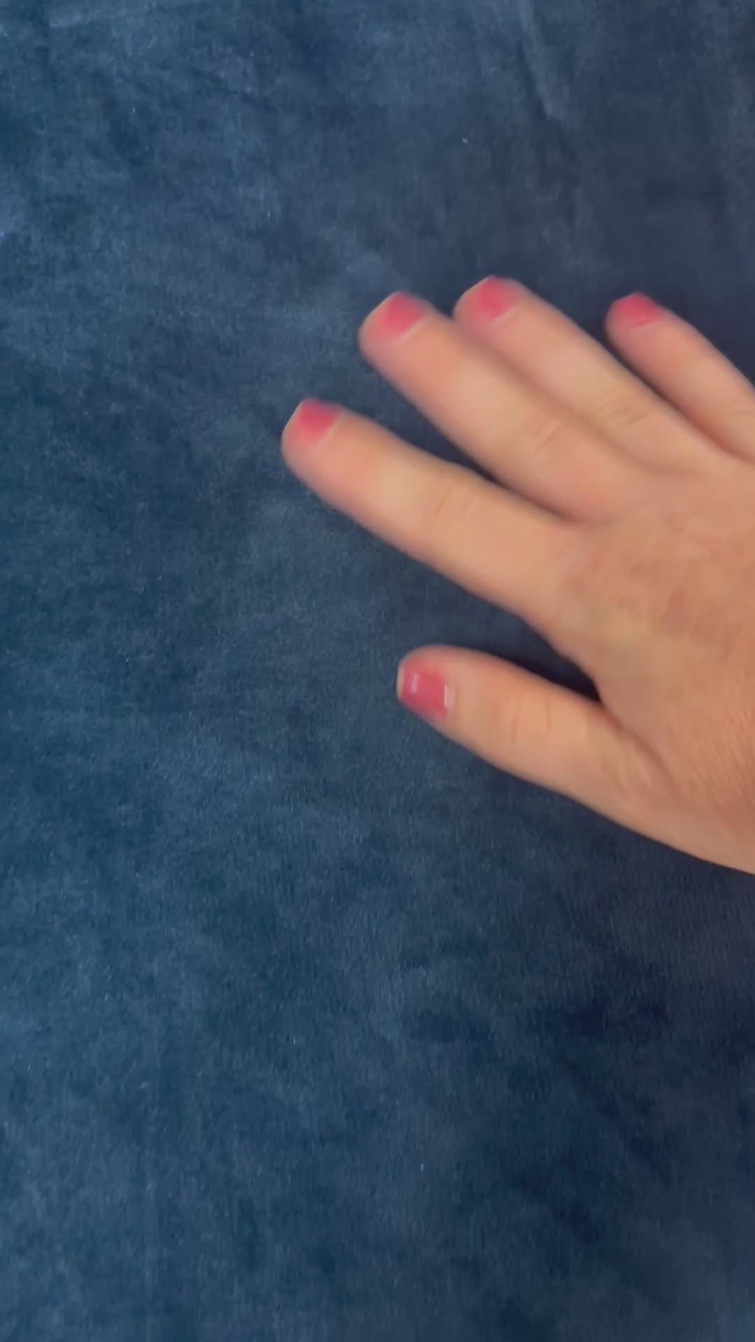 Load video: Blue Velvet Bliss Furniture Sofa