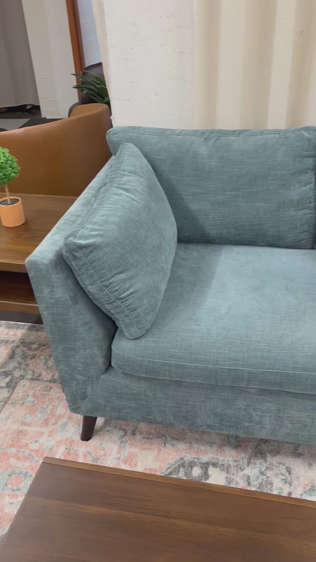 Load video: Sea Foam HM Richards 94" Sofa