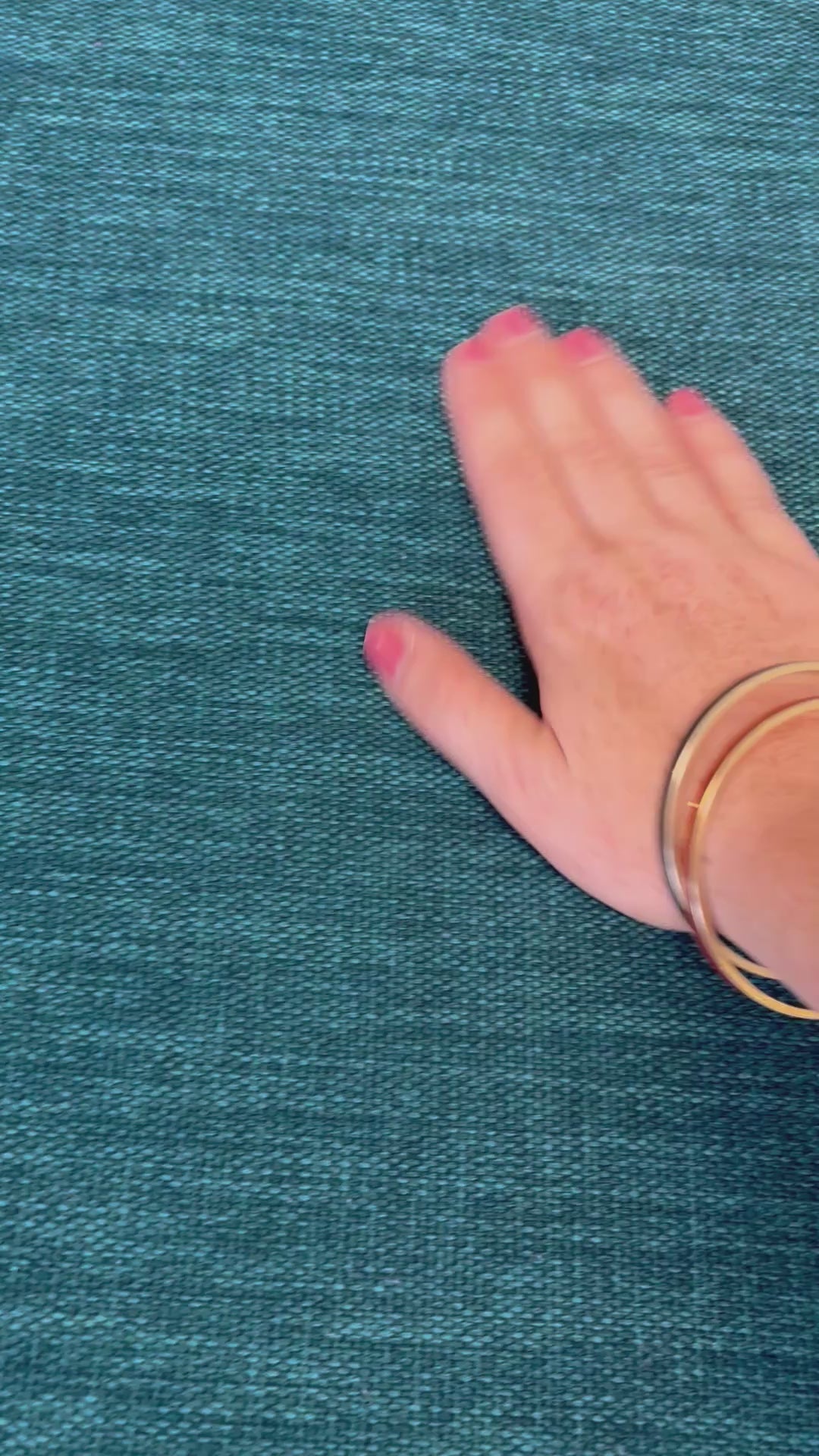 Load video: Teal Joybird Tufted Sofa