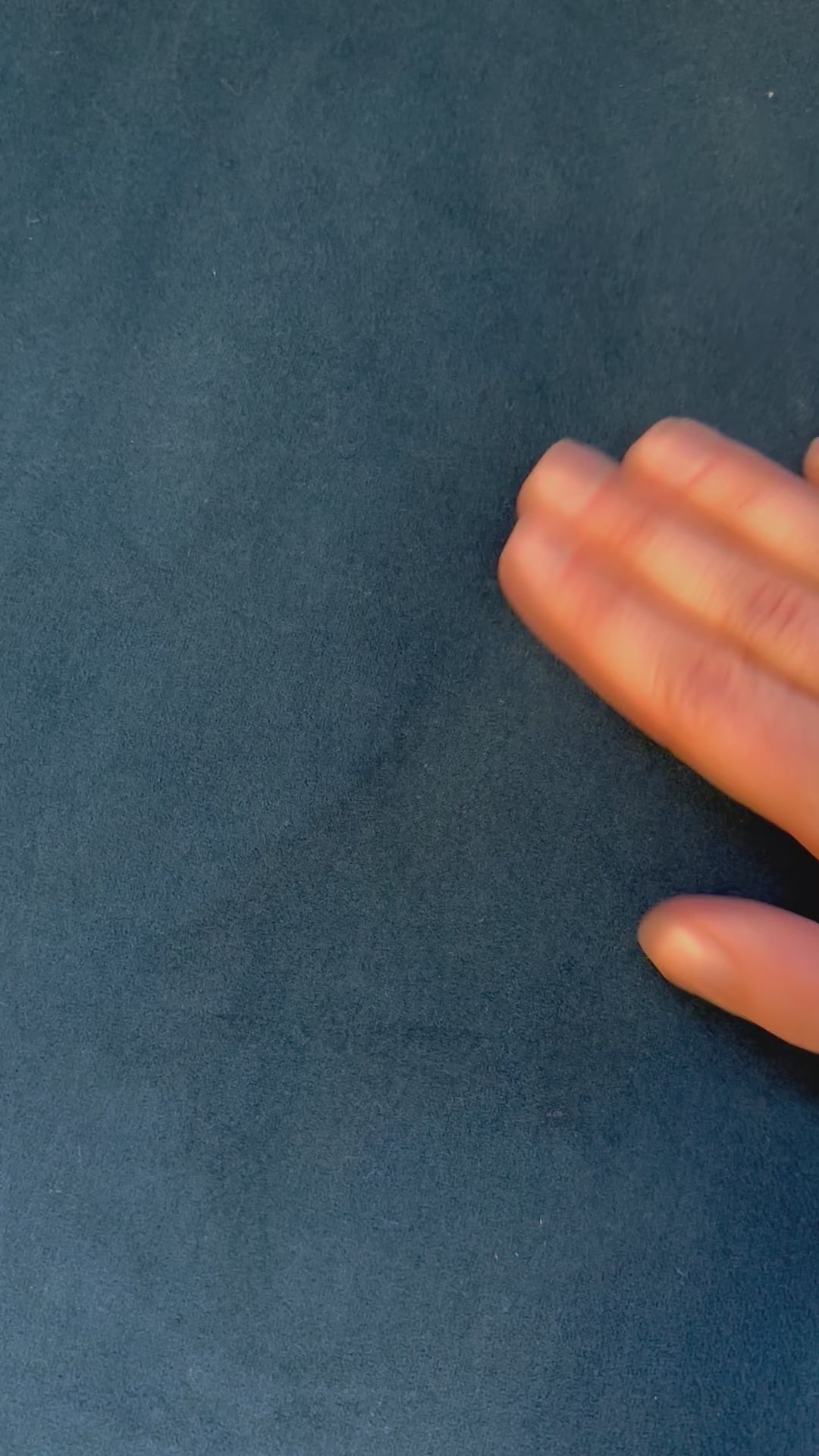 Load video: Ink Blue Velvet Pottery Barn Cameron Sofa