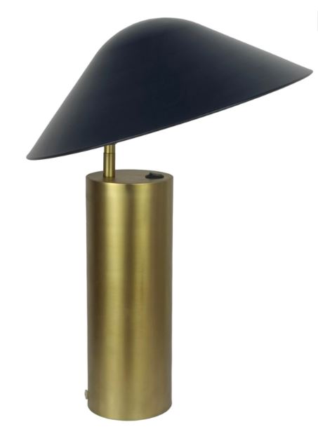 Sculpted Glow Metal Accent Lamp
